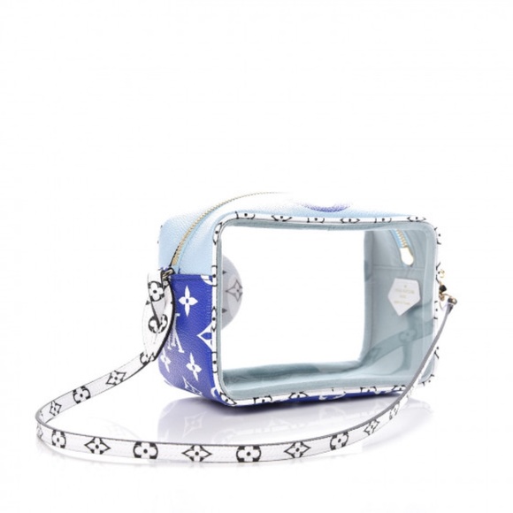 Louis Vuitton Monogram Giant Hawaii Beach Pouch Bl - Picture 3 of 7